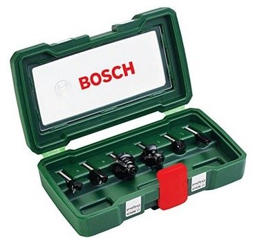 Bosch Zestaw frezów Promoline 6 sztuk)