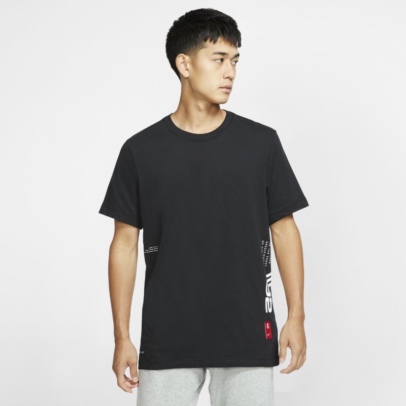 Nike Męski T-shirt do koszykówki Dri-FIT Kyrie - Czerń
