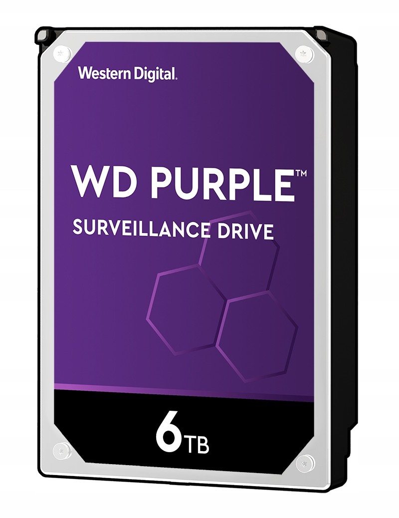 Western Digital Dysk Hdd Purple 6TB, SATA3, 3.5