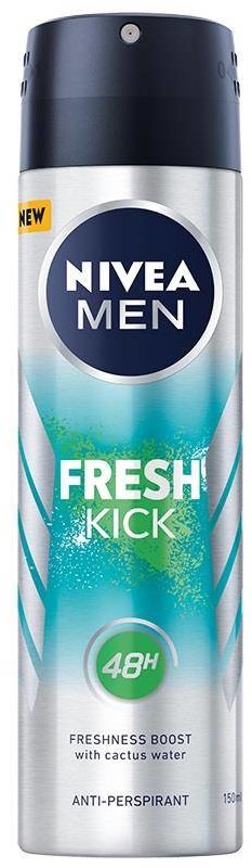 Nivea Men Fresh Kick antyperspirant spray 150ml 98439-uniw