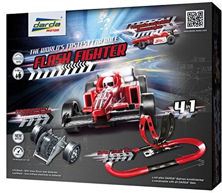 KSM Toys Darda Flash Fighter zestaw torów wyścigowych z zabawką Formuły One dla dzieci w wieku od 5 lat FBA_50241