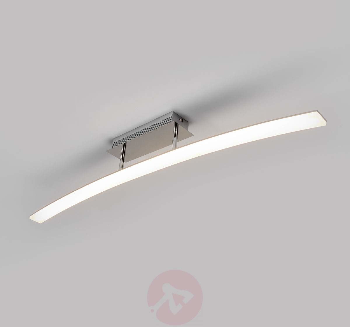 Lampenwelt Lampa sufitowa LED Lorian w kształcie łuku