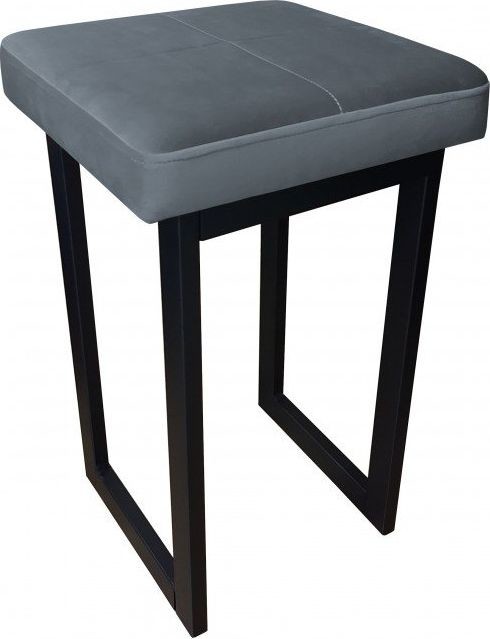 Atos Taboret MAESTRO BL VELVET ciemno szary AS-SOLID-LOFT-60CM-BL14