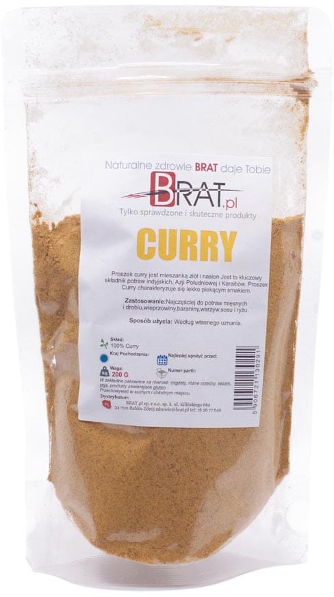 Curry INDYJSKIE aromatyczna przyprawa indyjska 200g NATURALNA świeża BEZ DODATKÓW