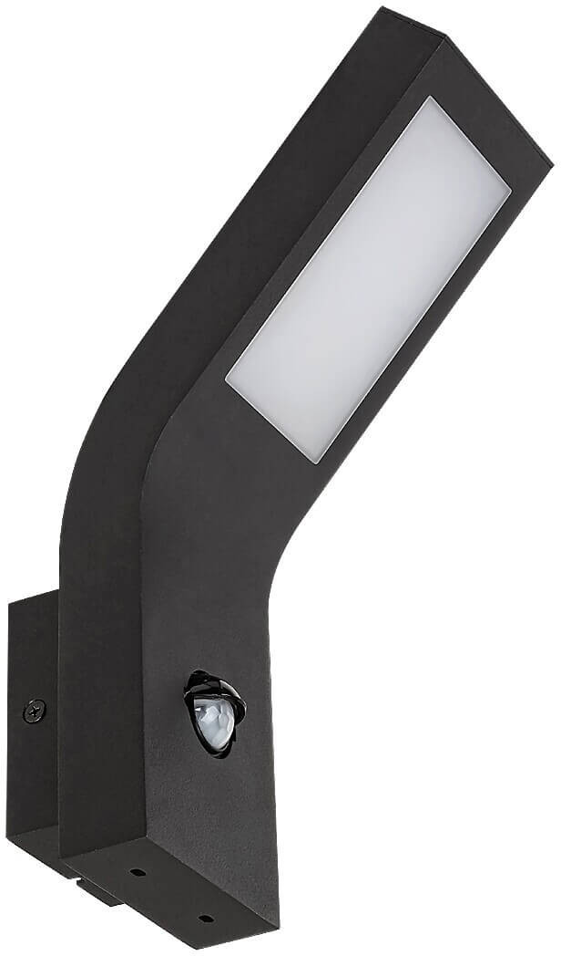 Zdjęcia - Naświetlacz LED / lampa zewnętrzna Rabalux Lampa natynkowa ścienna LED 9W z czujnikiem ruchu SALDUS 7911 