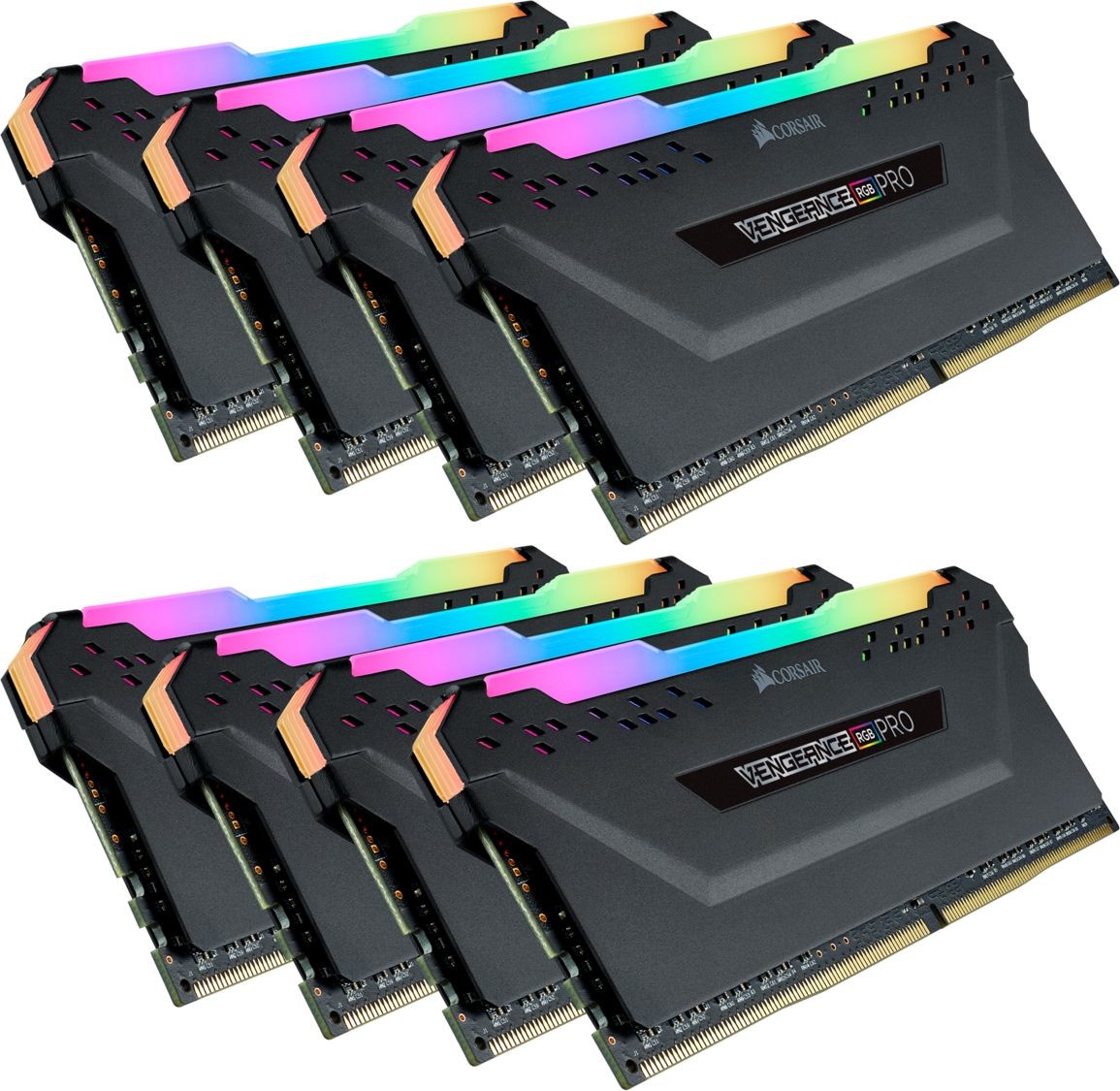 Corsair  DDR4 256GB 3200 CL 16 Octo-Kit Vengeance RGB PRO black CMW256GX4M8E3200C16 CMW256GX4M8E3200C16