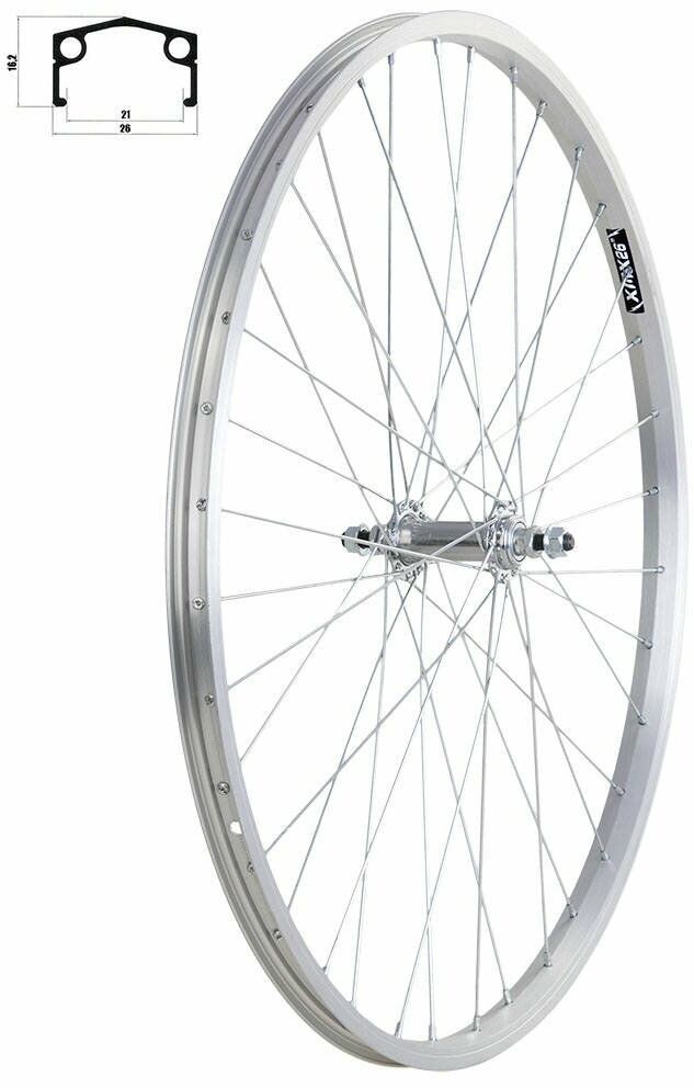 Bikeland Koło przednie aluminiowe 26