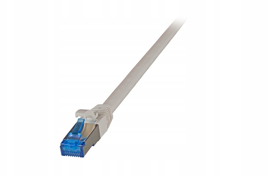 Patchcord Sftp 2m Cat 6a Lszh szary na kablu Cat7