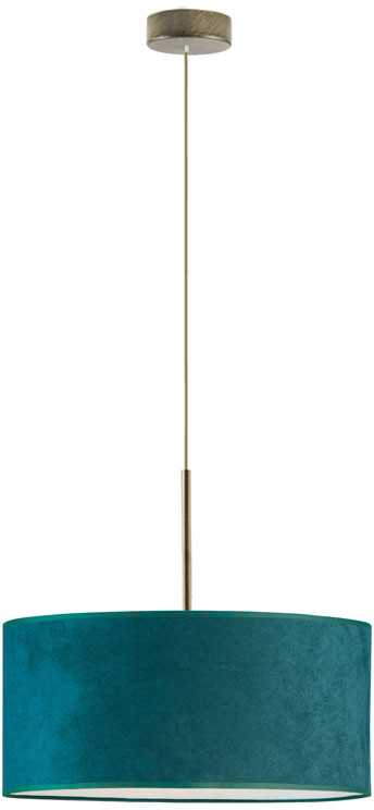 LYSNE Nowoczesny zwis SINTRA VELVET fi 40 cm kolor zieleń butelkowa 14531V/8 kolor zieleń butelkowa