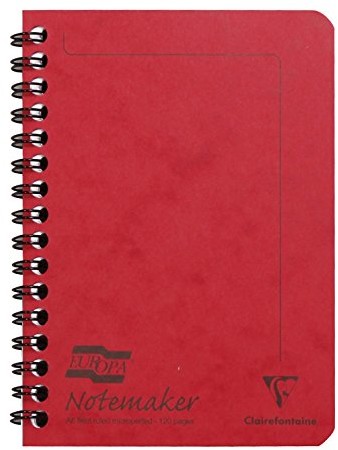 Clairefontaine A6 czerwony, 1 sztuka 482/1141Z