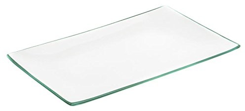 Gmundner Keramik Gmundner ceramika manufaktura 0190plre30 Zielony krawędź płytki prostokątna, 30 x 20 cm