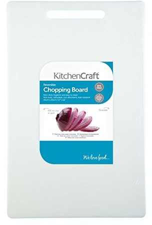 Kitchen Craft colourworks obustronne w użyciu obraz kontrolny deska do krojenia, polietylenu, 44 x 29 cm KCBOARD440