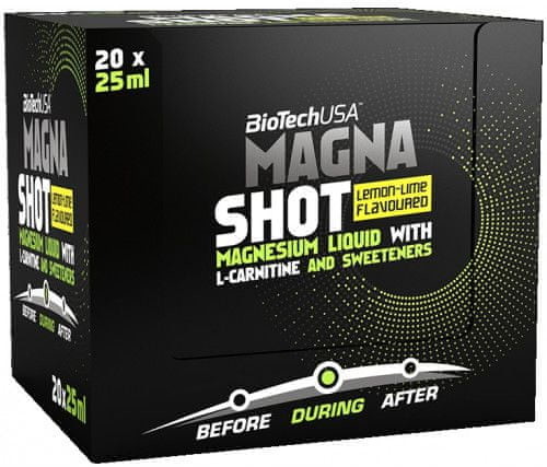 BioTech Magna Shot 20 x 25 ml cytrynowo limonkowy