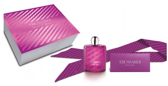 Trussardi Sound of Donna Zestaw woda perfumowana spray 100ml + chustka