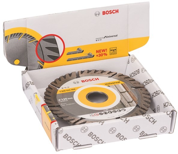 Bosch DIAMANTSKIVE STD UNIV 125X22.23MM 10STK 2608615060