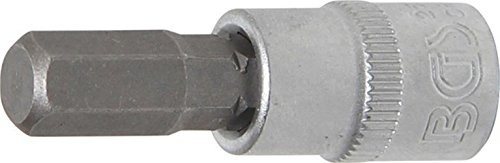 BGS wkładka bit 6,3 MM, 1/4 cala, gwint wewnętrzny 6-kątna 7 MM, 2501