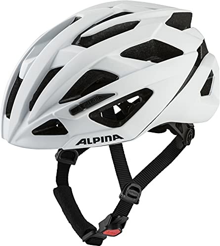 Alpina Unisex - Dorośli, VALPAROLA Kask rowerowy, white matt, 51-56 cm
