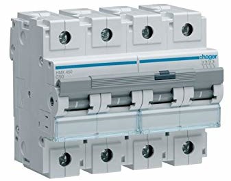 Hager Seria HM automatyczny wyłącznik instalacyjny HM curva-c 50 kA 4-biegunowy 50 A HMX450