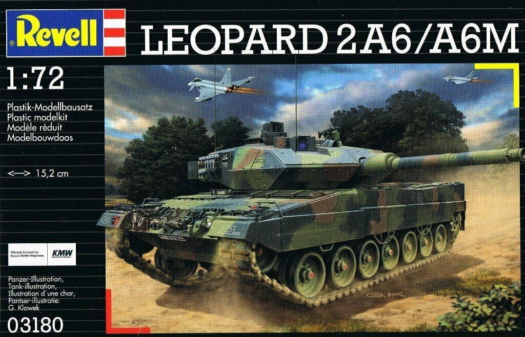 Revell German Leopard 2A6M MBT 03180