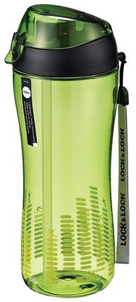 LOCK&LOCK butelka 550ML sportowa  z rurką silikonową zielony