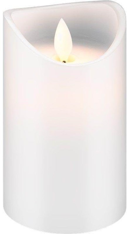 Pro Pro LED white real wax candle 7.5 x 12.5 cm 4040849665202