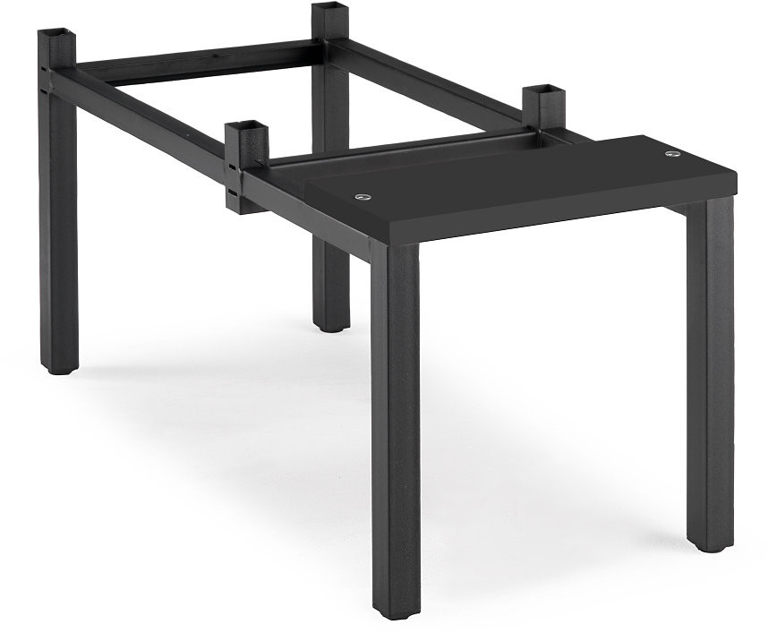 AJ Produkty Nóżki do szaf z ławeczką, 300 mm, czarny