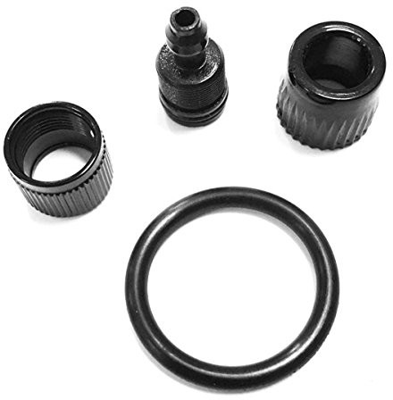 Lezyne pierścień uszczelniający o przekroju okrągłym Kit i zawór (obrotowe) nóżką pompy, 1-RP-HP-oringkit-V1 zestawy narzędzi, czarna, 1 1-RP-HP-ORINGKIT-V1