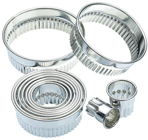 Kitchen Craft foremka do ciastek z falistą krawędzią, zestaw 11er CUTSET