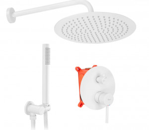 Rea P8540 Lungo White Zestaw natryskowy podtynkowy