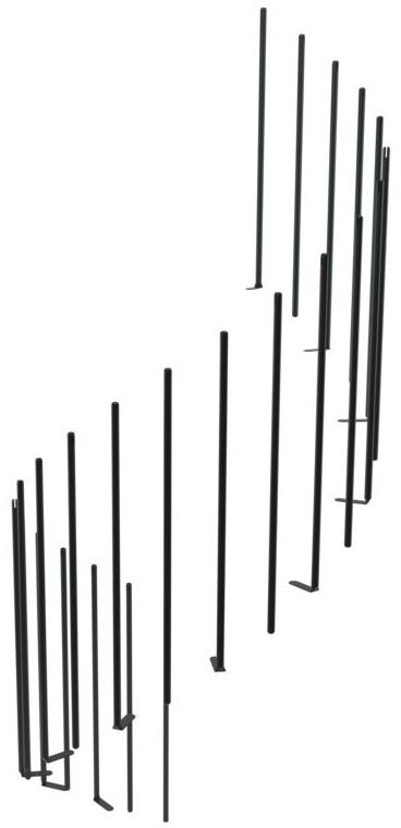 Zestaw tralek do balustrady CALGARY/MONTREAL CLASSIC Antracyt