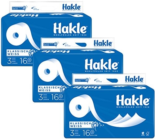 Hakle klassisch weiß hakle Biały papier toaletowy 