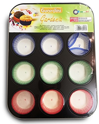 Guardini Zestaw 89913 12 Muffins patelnia-Cupcake przypadkach, 60 89913