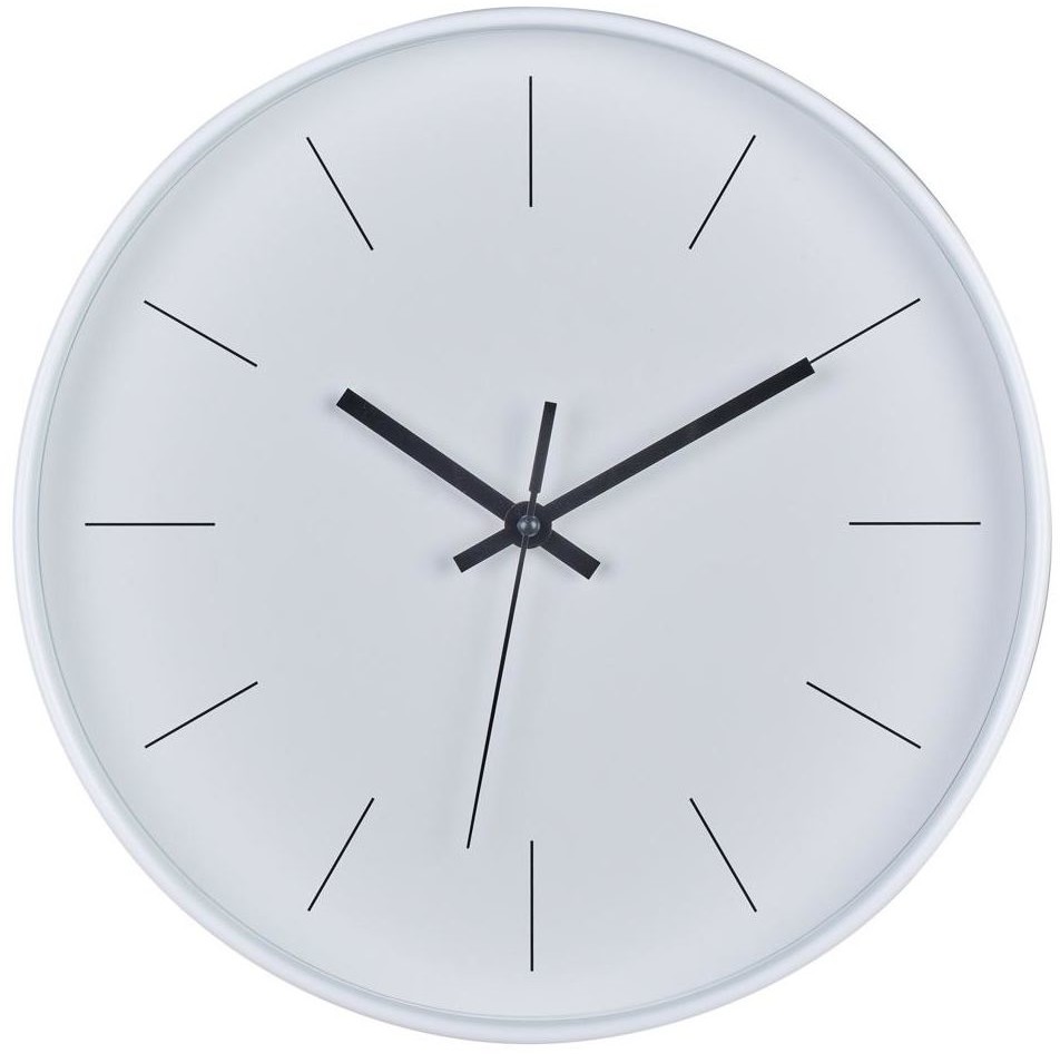 Zegar ścienny Scandi śr. 30 cm biały Zegar ścienny Scandi śr. 30 cm biały