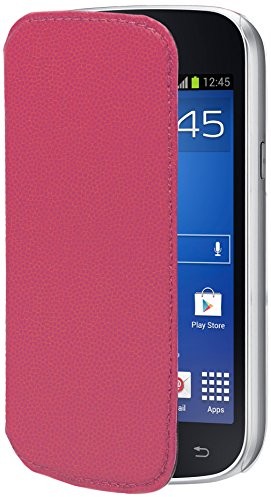 Muvit Made In Paris etui z klapką do Samsung Galaxy Trend Lite, różowe MUCRF0054