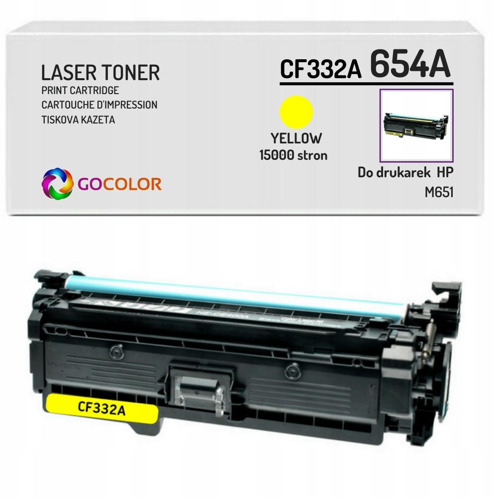 Toner do Hp CF332A Color Enterprise M651n
