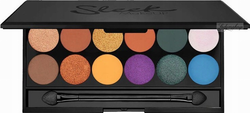 Sleek Makeup i-Divine Mineral Based Eyeshadow Palette - Paleta 12 cieni do powiek - 1287 COLOUR CARNAGE