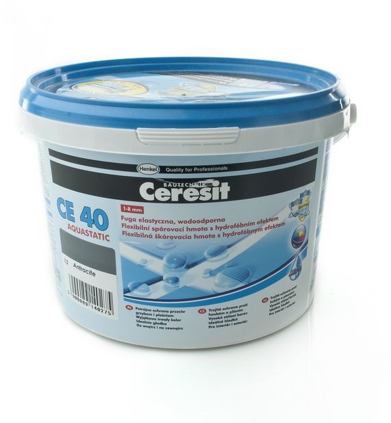 Ceresit Fuga Elastyczna Wąska Ce 40 Aquastatic Antracyt 2 Kg