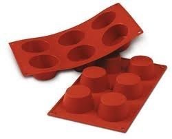 Silikomart 26.102.00.0065 SF 102 forma do pieczenia muffinek silikonu do uszczelnienie 33 x 17,6 x 1,7 cm 26.102.00.0065