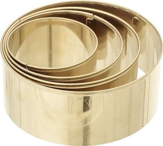 Bloomingville Foremki do ciastek Gold 4 szt. 21181529