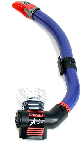 AQUA Lung Air Dry P.V. Snorkel Blue