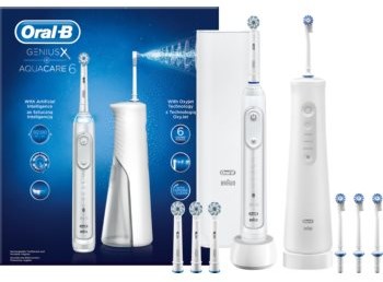 Oral B Oral B GeniusX + Aquacare 6 zestaw do pielęgnacji zębów