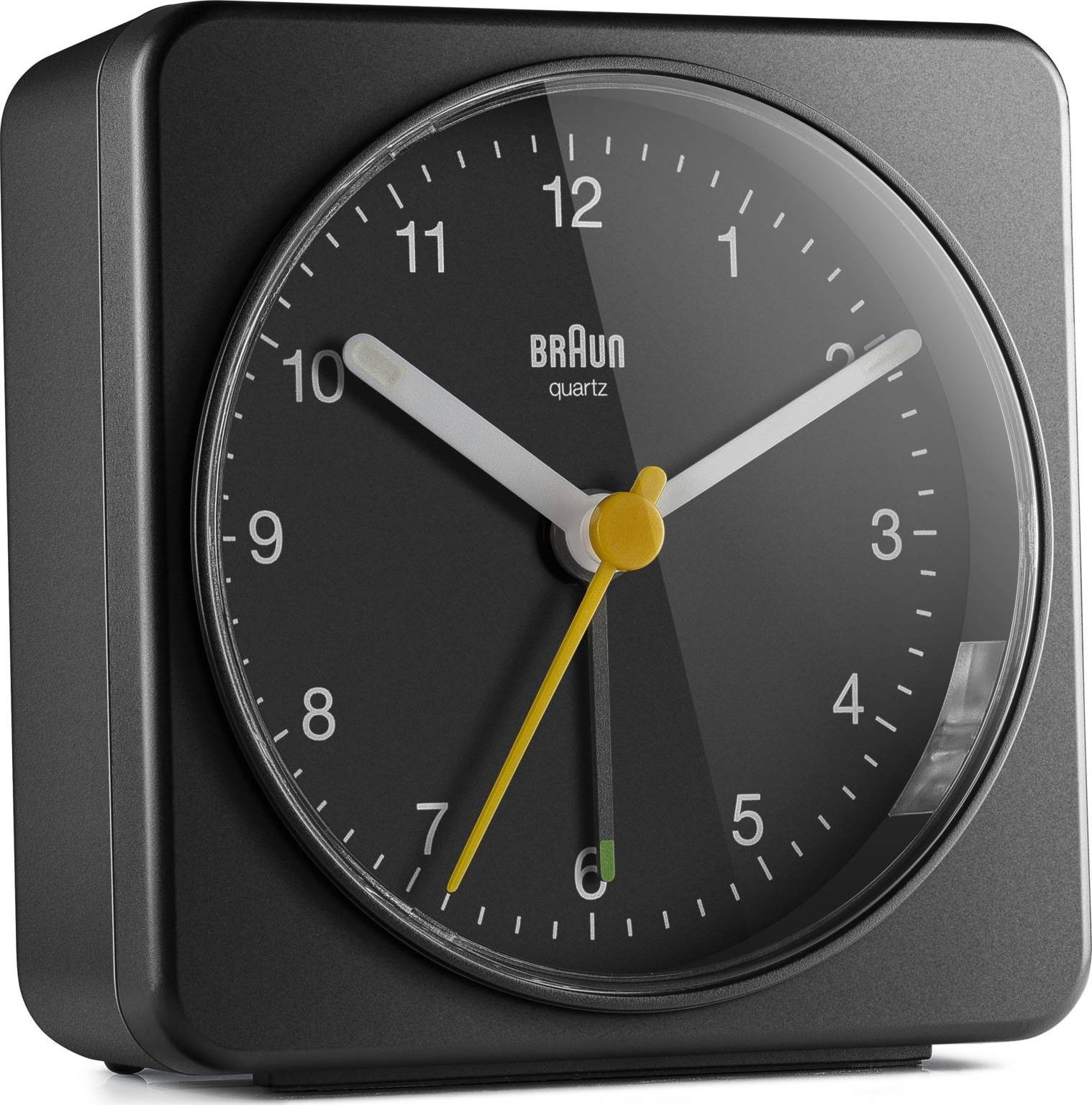 Braun BC 03 B budzik kwarcowy czarny 67082 67082