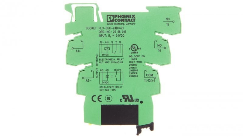 Phoenix Contact Moduł przekaźnika półprzewodnikowego 1-fazowy 1Z 15A we 24V DC wy 3-33V DC PLC-OSC 24DC 24DC 2 2966634