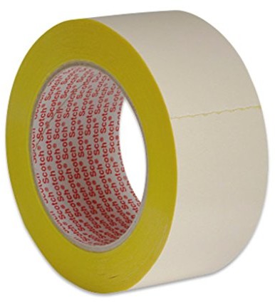3M 3 m 7000111987 zestaw dwustronną taśmę klejącą, 9195, 50 MM X 25 m, 0,13 MM, żółty (36 szt.) 7000111987