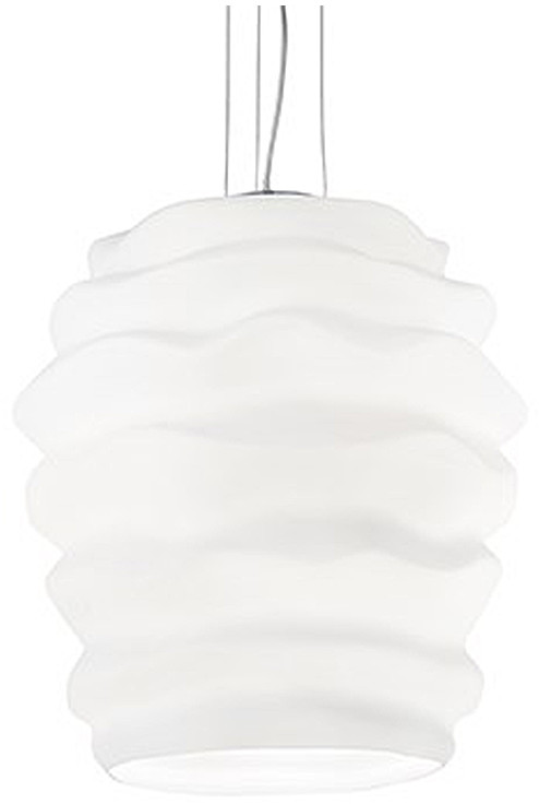 IDEAL LUX Lampa Wisząca Karma Sp1 Big Bianco 132365 Średnica 38,0 Wys. 51,5 - 135,0
