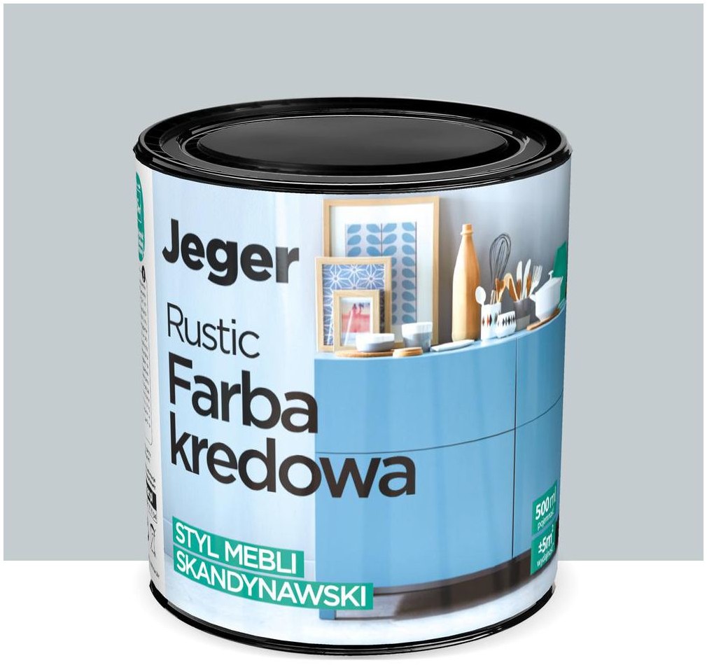 JEGER Farba kredowa RUSTIC 0.5 l Kreda Styl mebli skandynawski JEGER