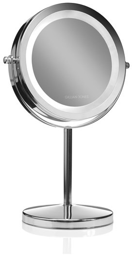 Gillian Jones Gillian Jones LED table mirror silver x1x10 magnifying 10384-81