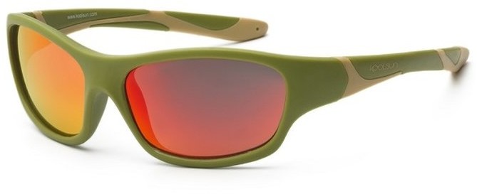 Koolsun KOOLSUN Okulary SPORT Army Green 6-12 lat