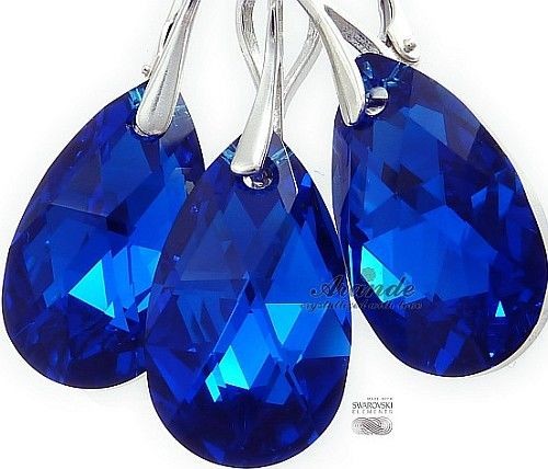 Arande NAJNOWSZE SWAROVSKI KOMPLET+ŁAŃCUSZEK BLUE COMET SREBRO 702038