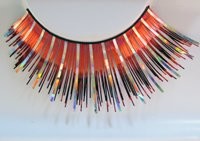 Eulenspiegel Rzęsy 000205  , czerwony/srebrny (holographisch) 4028362000205